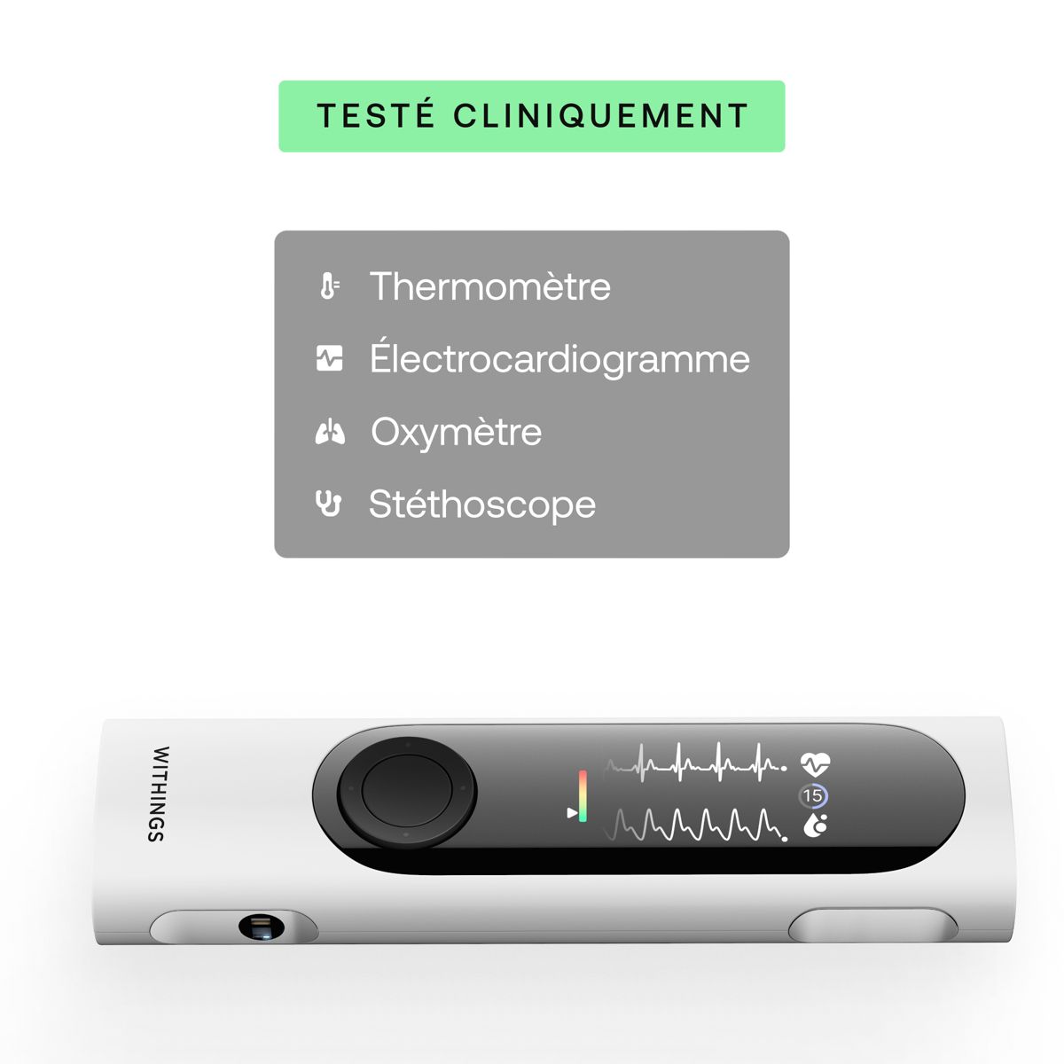 Thermomètre BeamO couleur unique, WITHINGS
