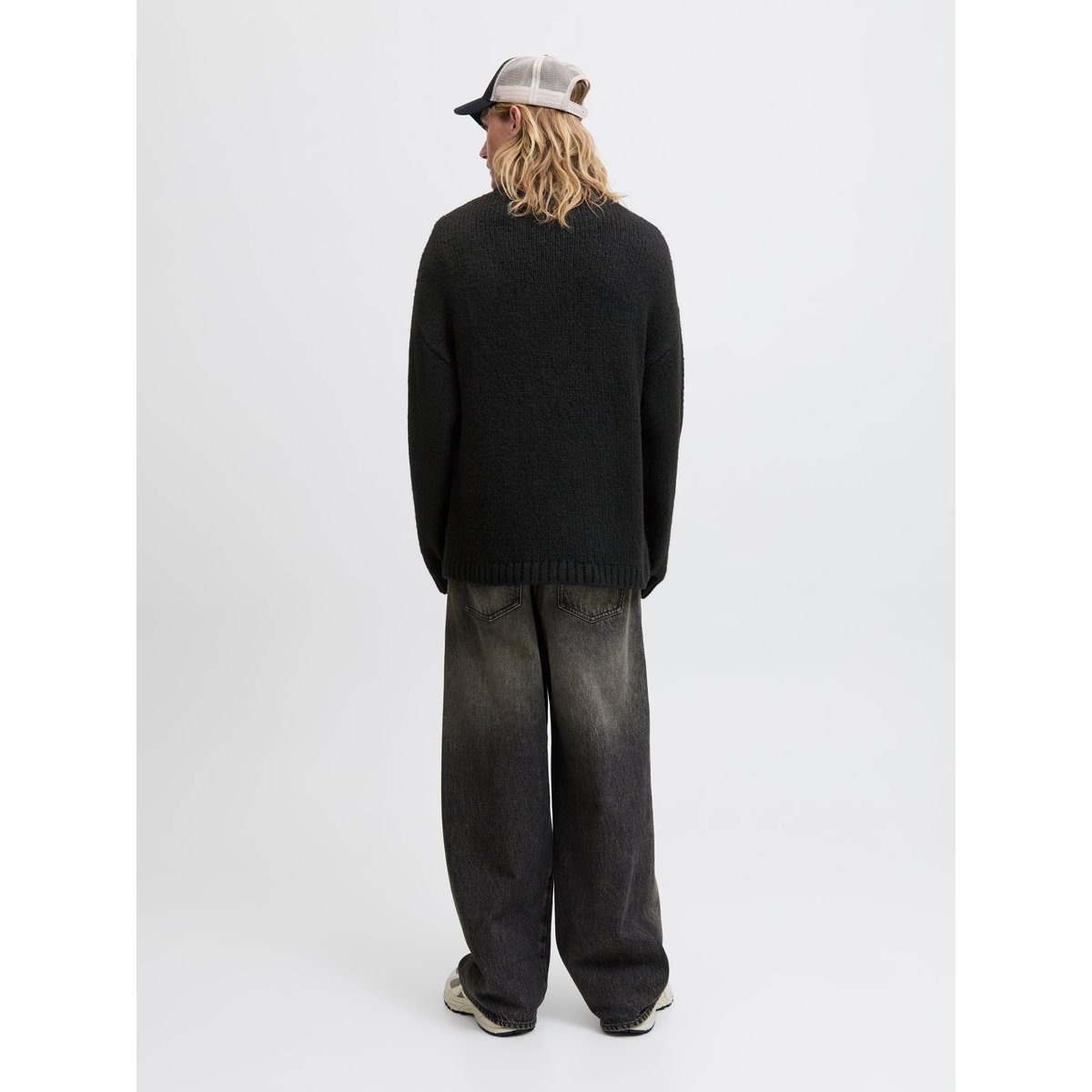 Pull En Maille noire - black, JACK & JONES