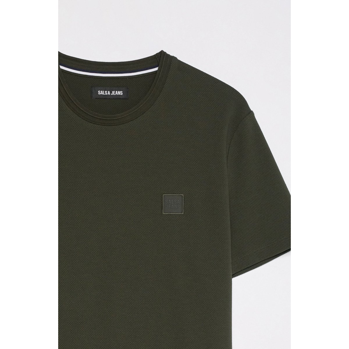 T-SHIRT TEXTURÉ rouge, SALSA JEANS