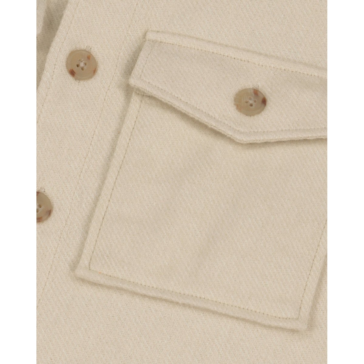Chemise coton FLAVIGNY beige foncé, FAGUO