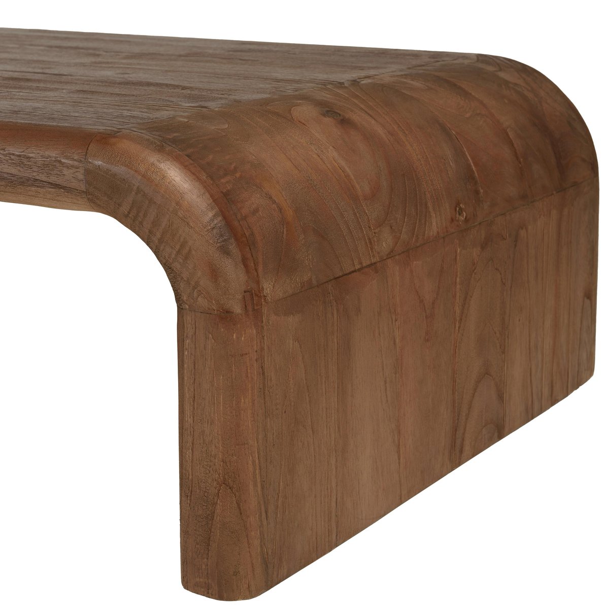 Table basse épurée en bois de mindi ARCUS bois naturel, PIER IMPORT