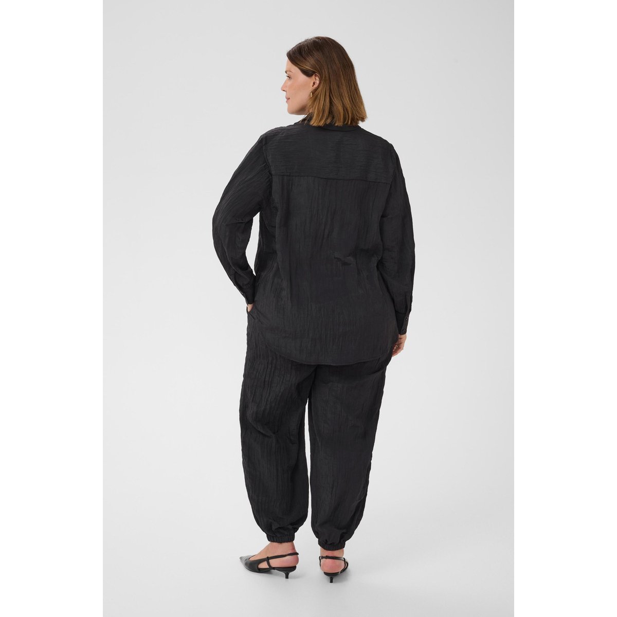 Chemise à manches longues noir black deep, KAFFE CURVE