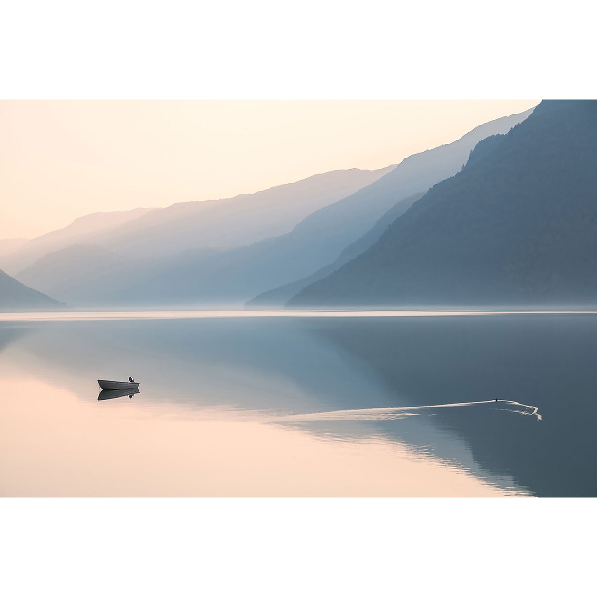 Tableau crépuscule tableau alu dibond, HEXOA