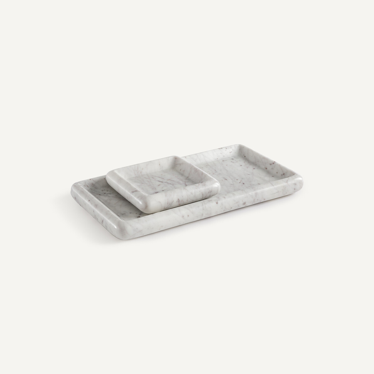 Avela Rectangular Desk Tidy in Marble marble grey, AM.PM