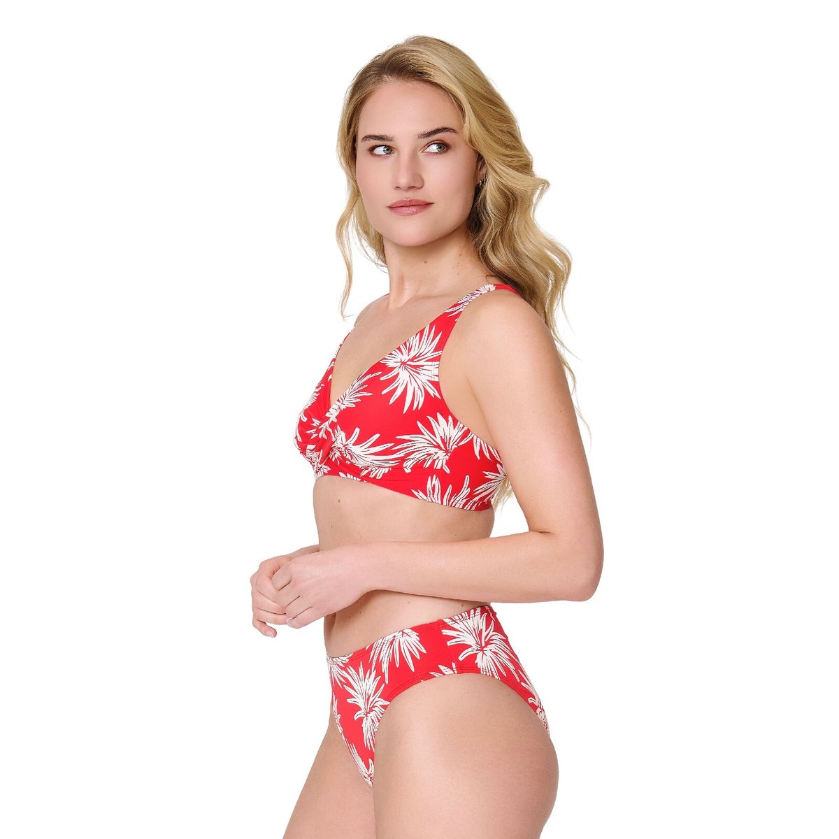 Haut de maillot de bain leaf stripe, LINGADORE