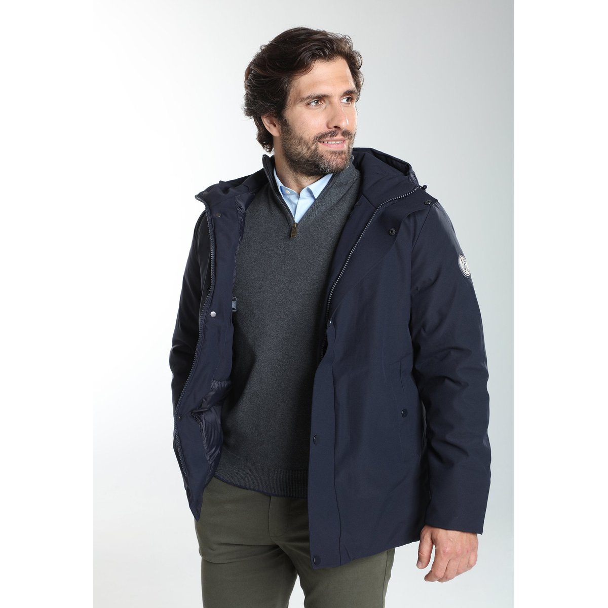 Parka manches longues PRINCE marine, GENTLEMAN FARMER