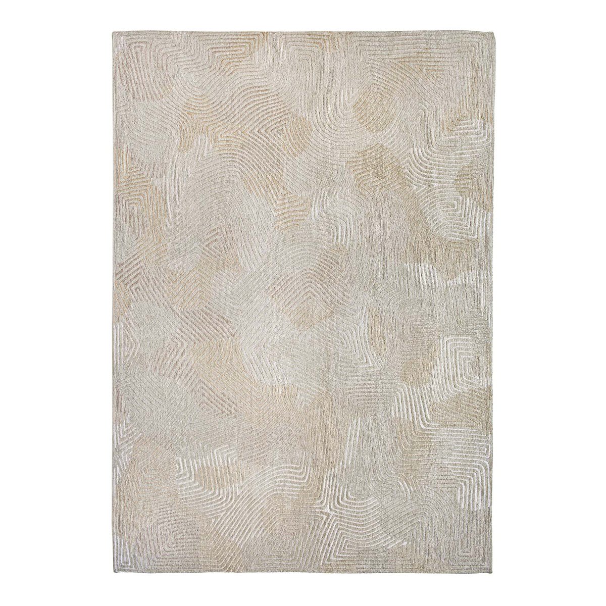 Tapis intérieur/extérieur tissé plat HUSK beige, NOVATREND