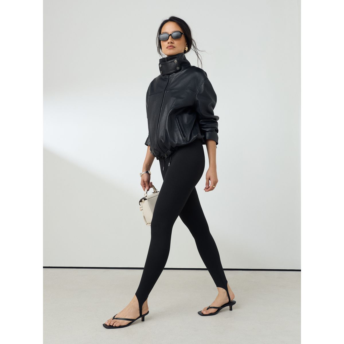 Legging fuseau sculptant dry tech noir, NEXT