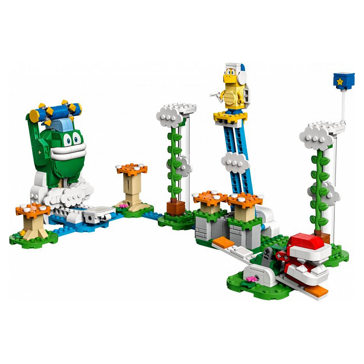 71409 Ensemble dextension le defi du maxi-spike sur un nuage multicolore, LEGO