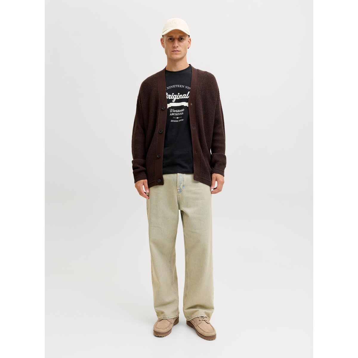 T-Shirt noire - black, JACK & JONES