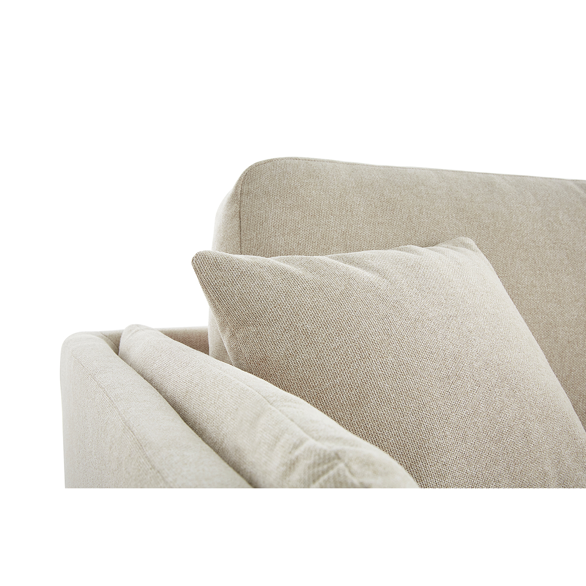Canapé scandinave 3 places VOGUE beige, MILIBOO