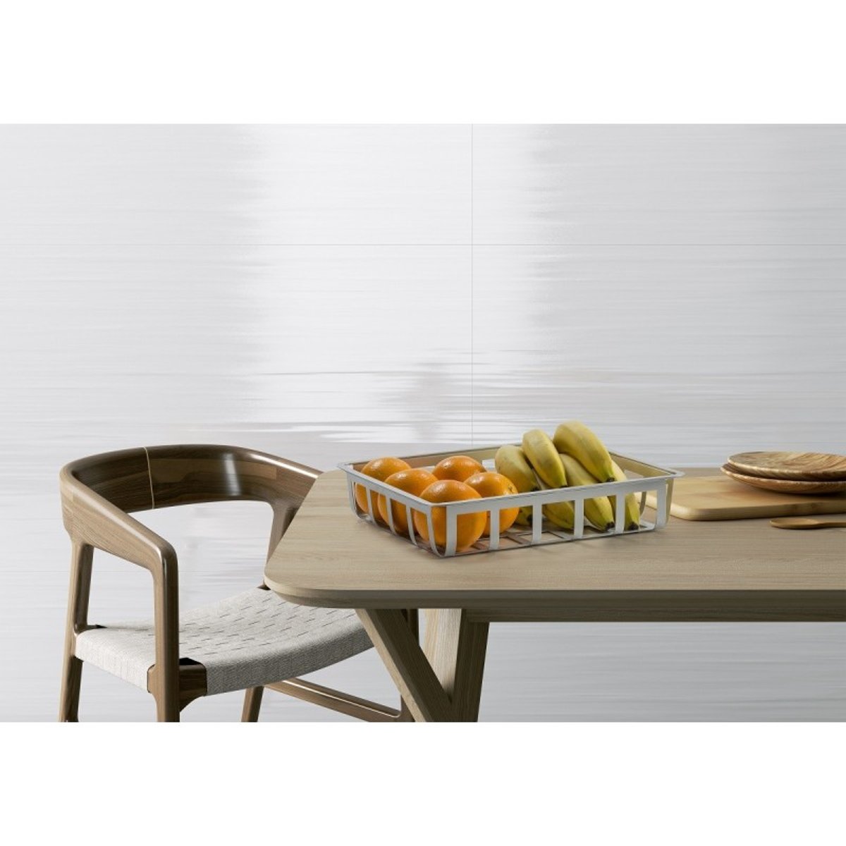 ZESTAS - Set de 2 petits paniers multi-usages gris, DON HIERRO