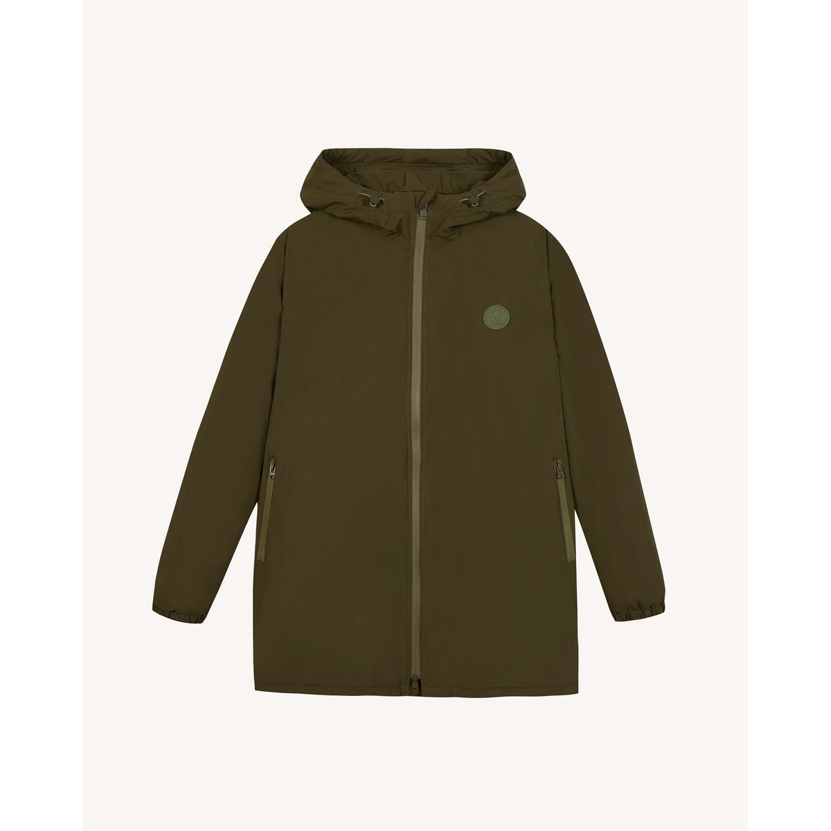 Parka polyester MONTAUD vert olive, FAGUO