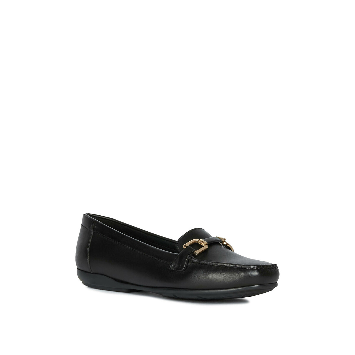 Annytah Breathable Leather Loafers black, GEOX