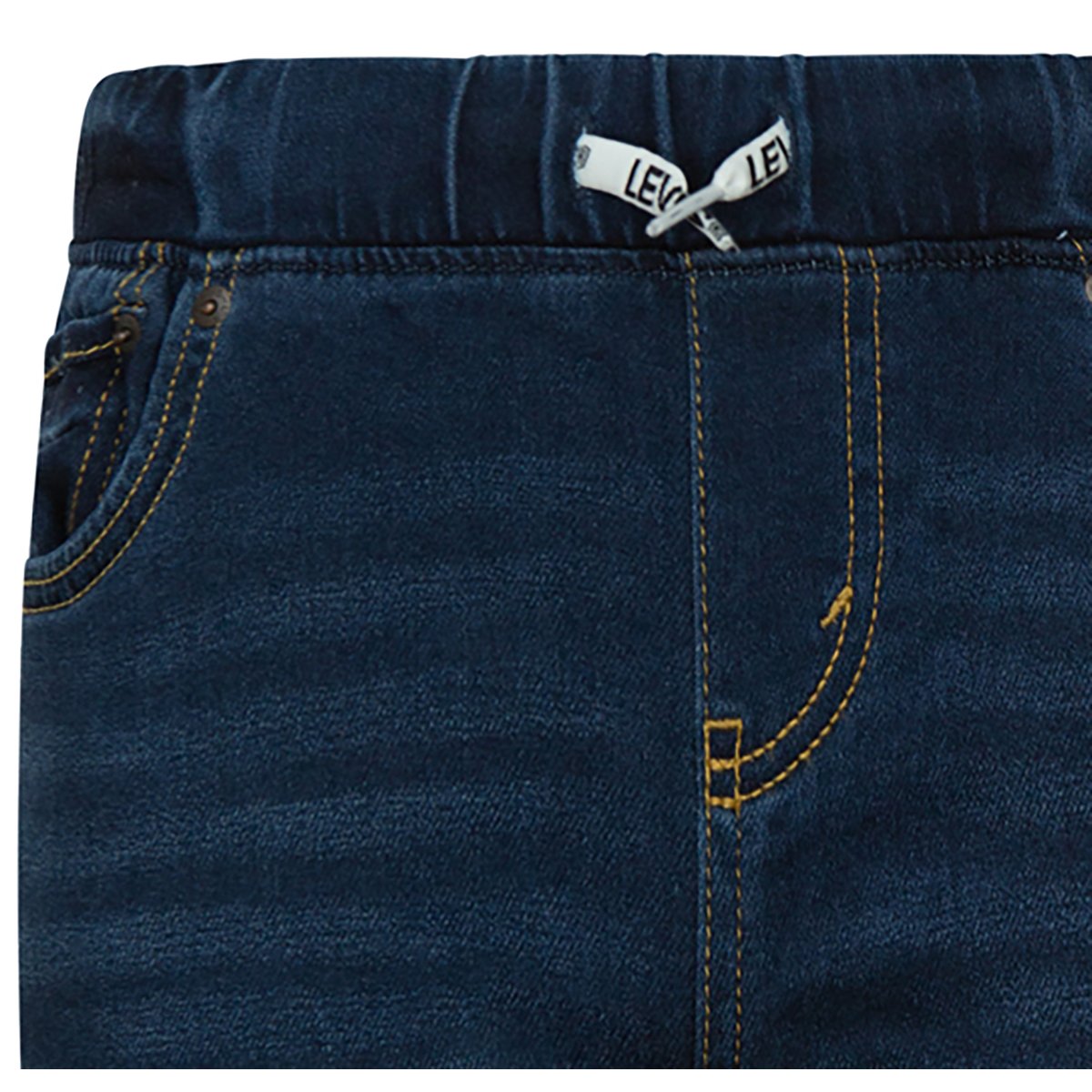 Short en jean, taille élastiquée 4-16 ans bleu brut denim, LEVI'S KIDS