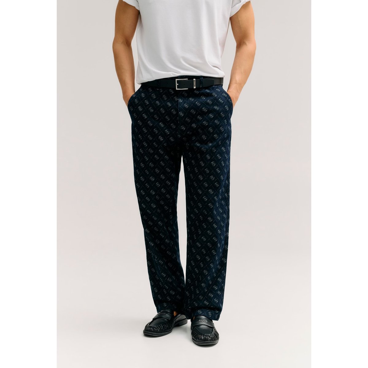 Jeans Chino Damon bleu, GUESS