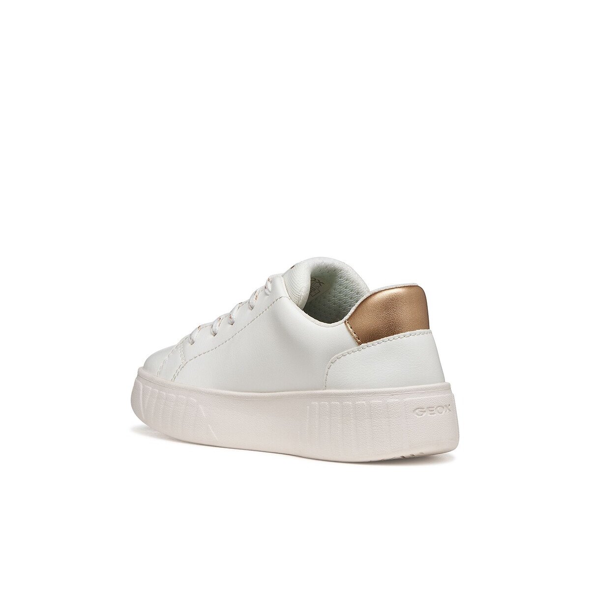 Sneakers traspiranti, MIKIROSHI bianco/gold , GEOX