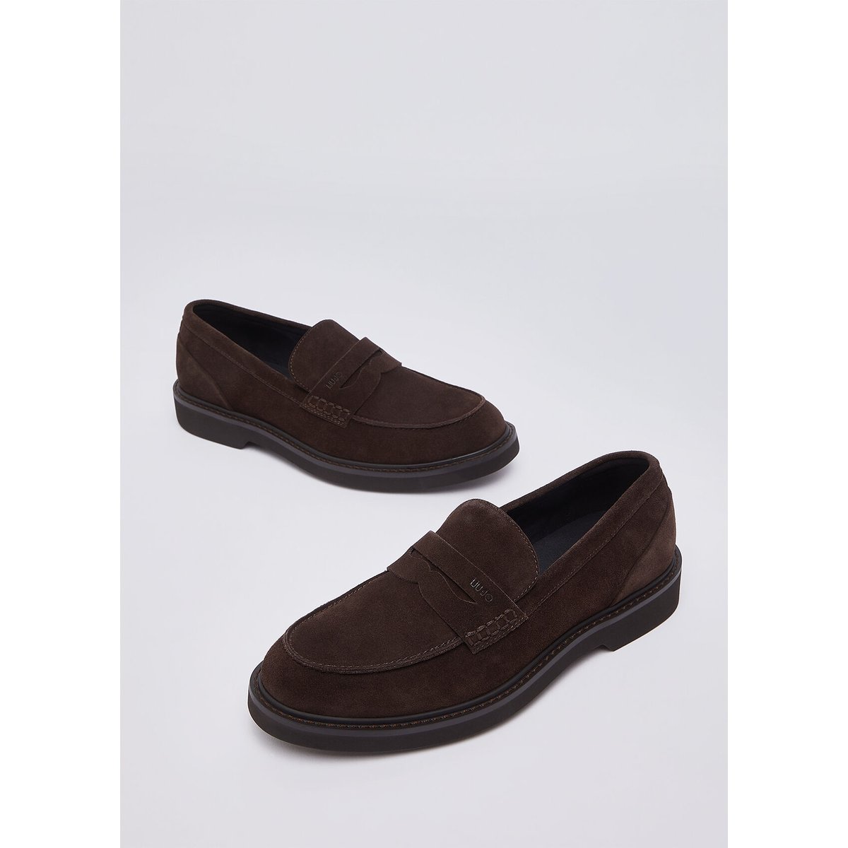 Mocassins homme en daim marron, LIU JO