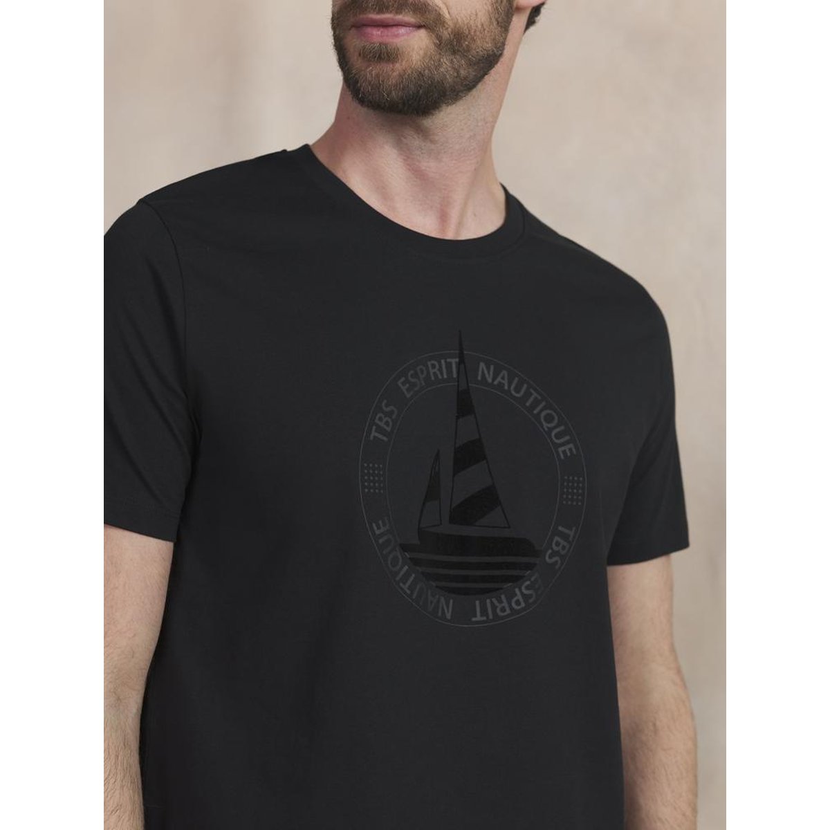 T-shirt manches courtes BRIANTEE noir, TBS