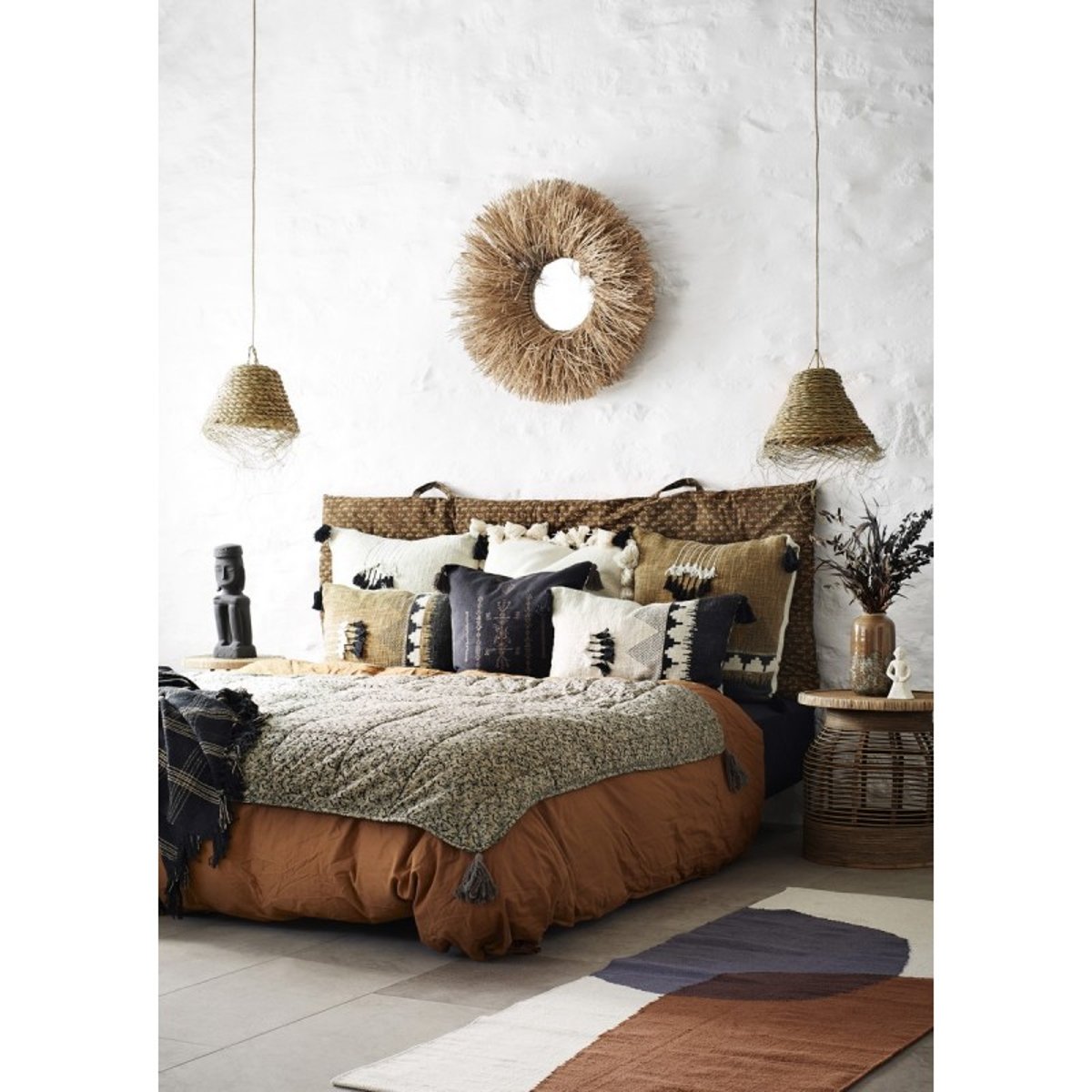 Plaid carreaux coton noir, MADAM STOLTZ
