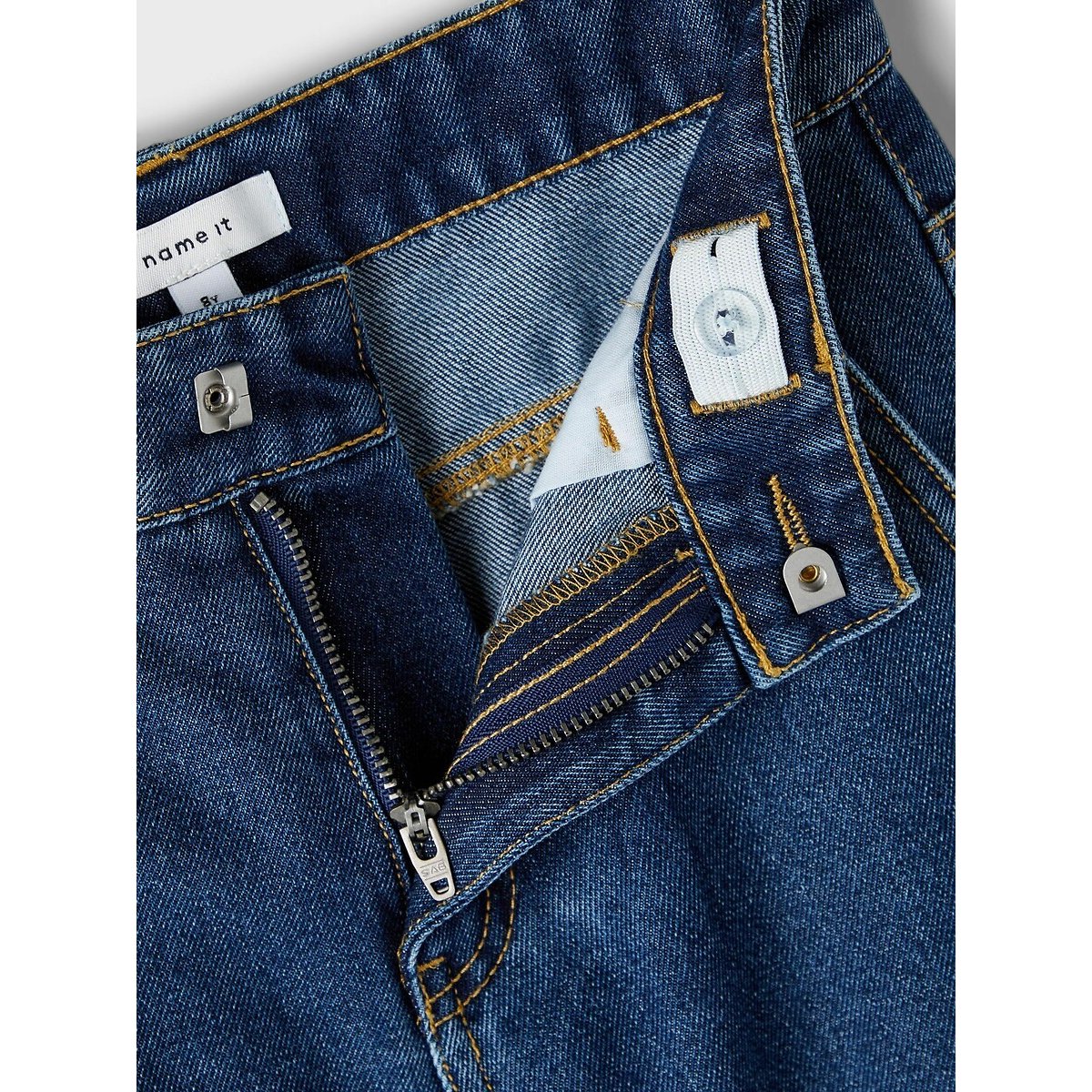 Jean large style cargo bleu denim, NAME IT