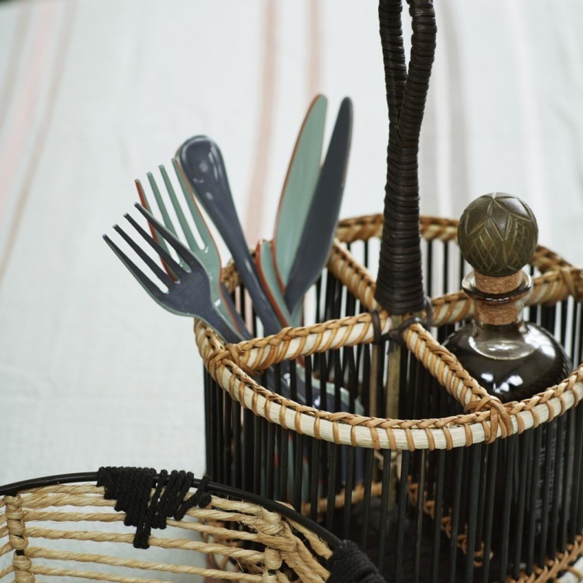 Range-couverts bambou noir, MADAM STOLTZ