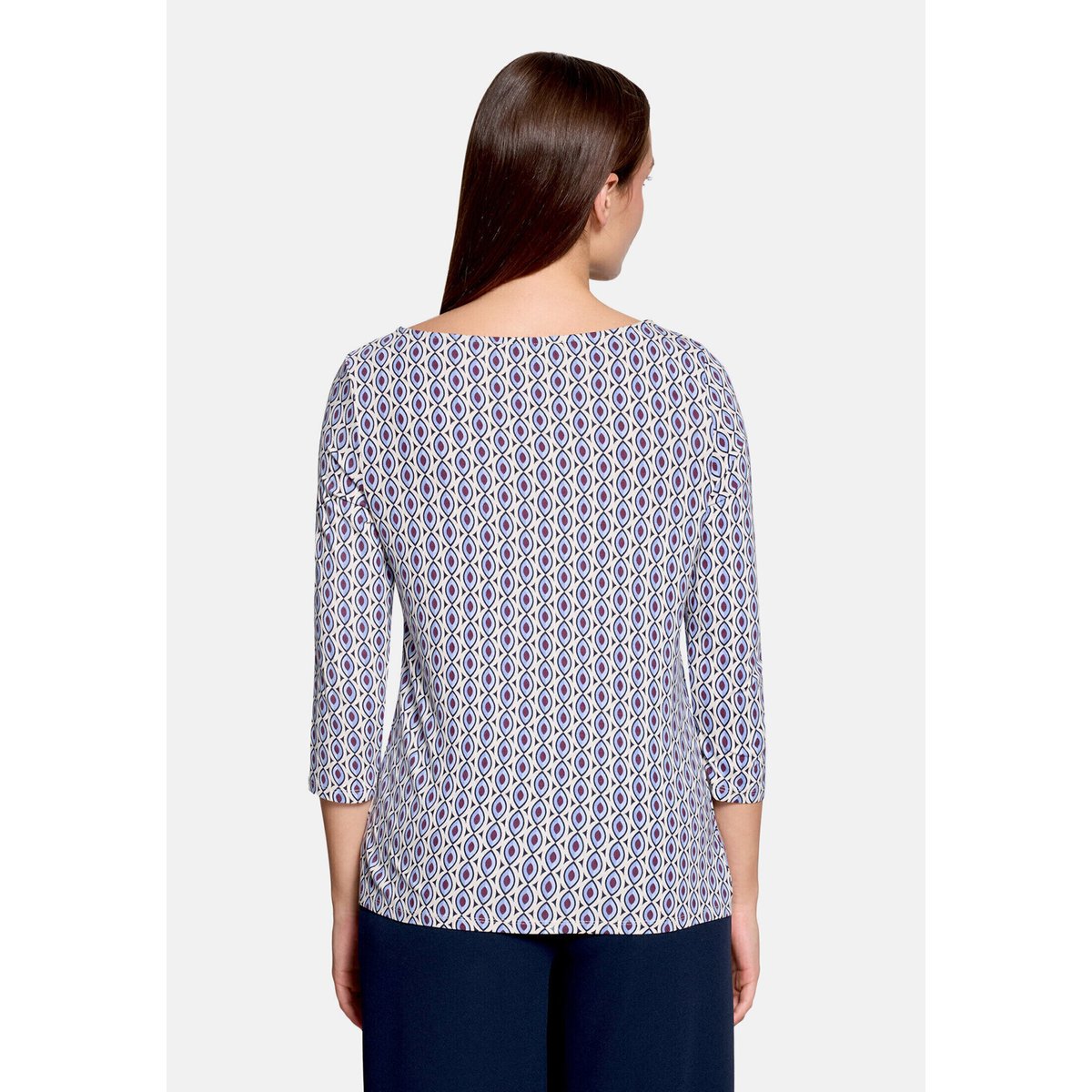 T-shirt basique à encolure bateau red/blue, BETTY BARCLAY
