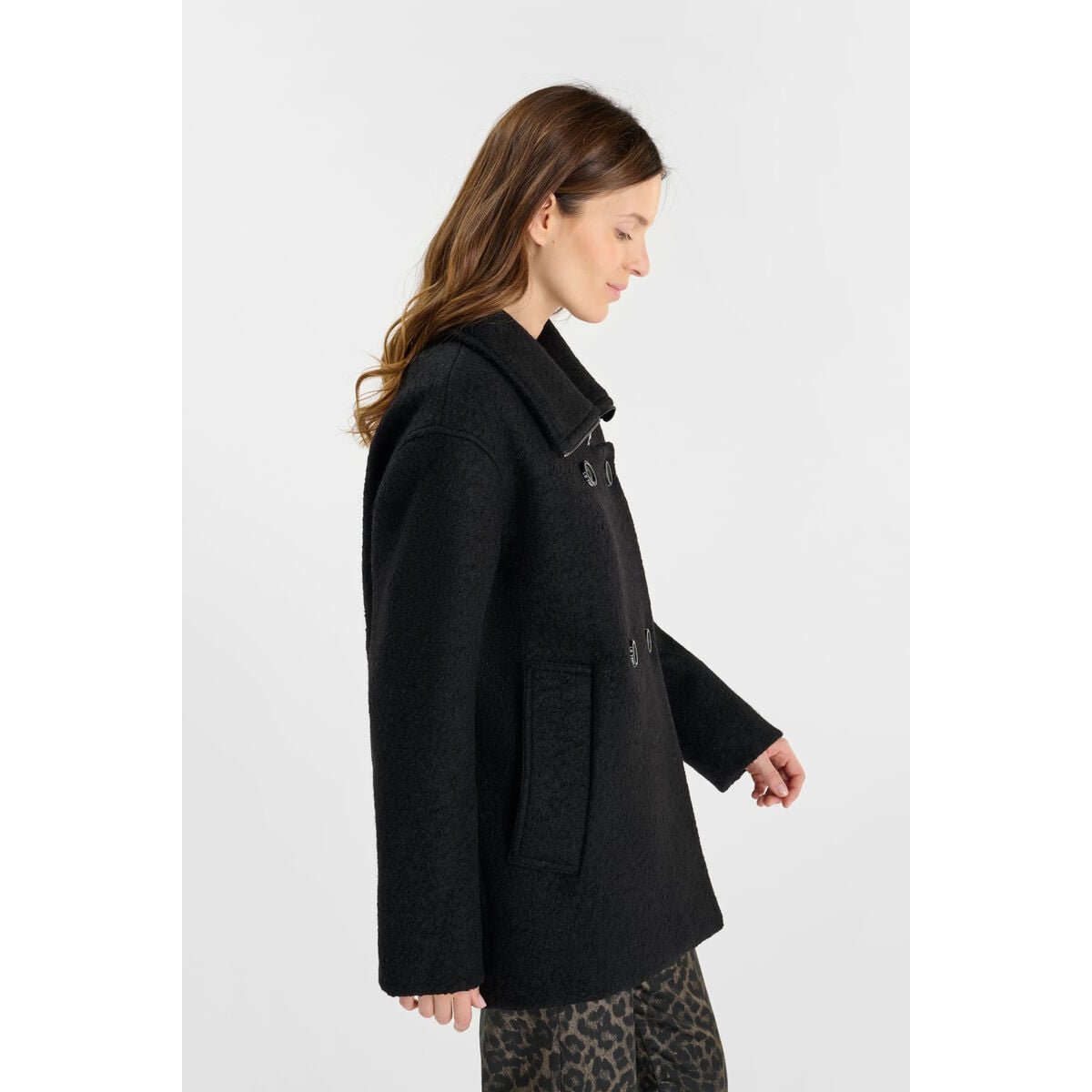 Manteau ETAN black, LE TEMPS DES CERISES