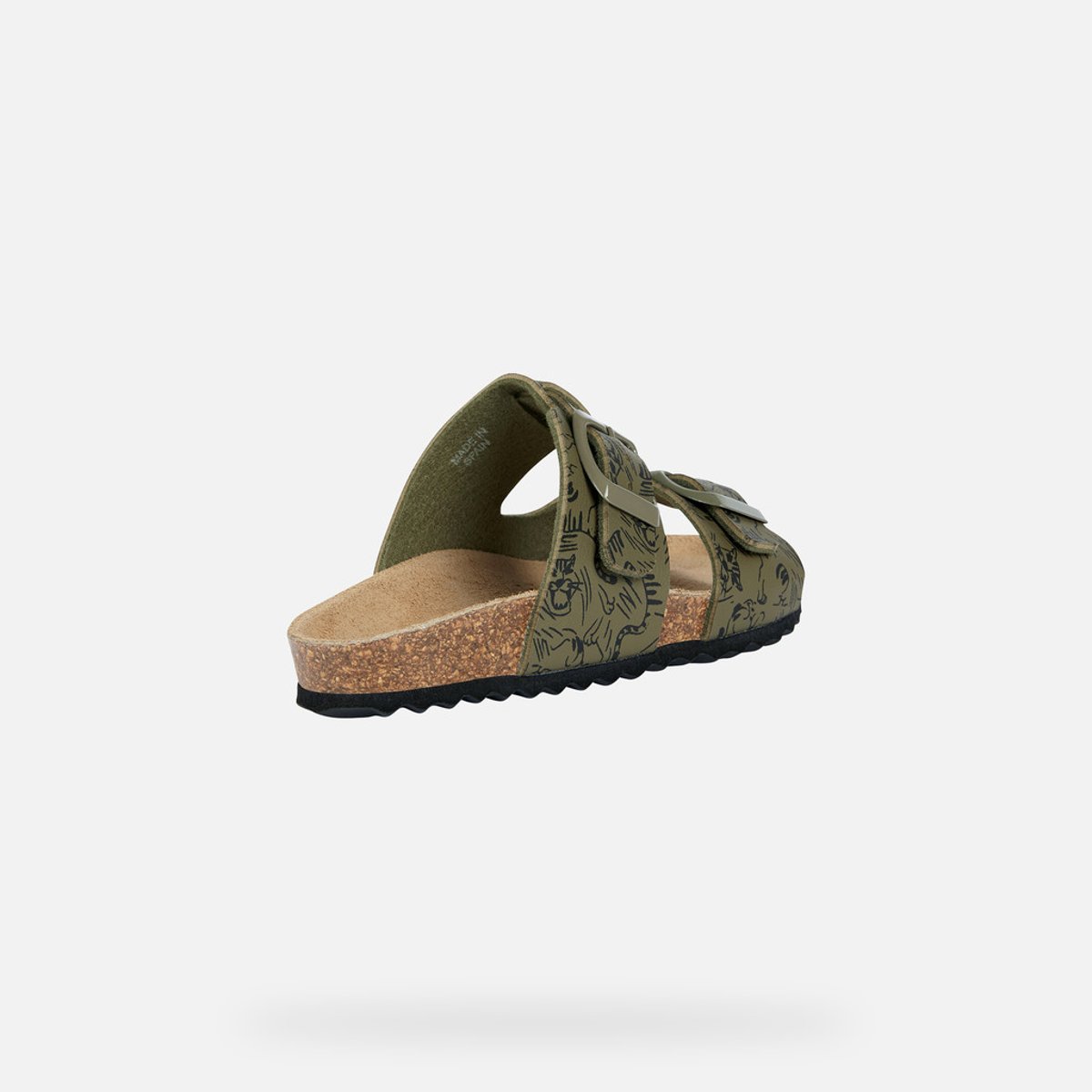 Mules J GHITA vert militaire, GEOX