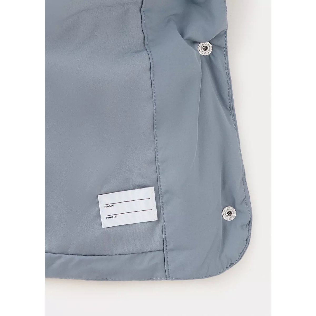 Anorak matelassé à capuche bleu, MANGO KIDS