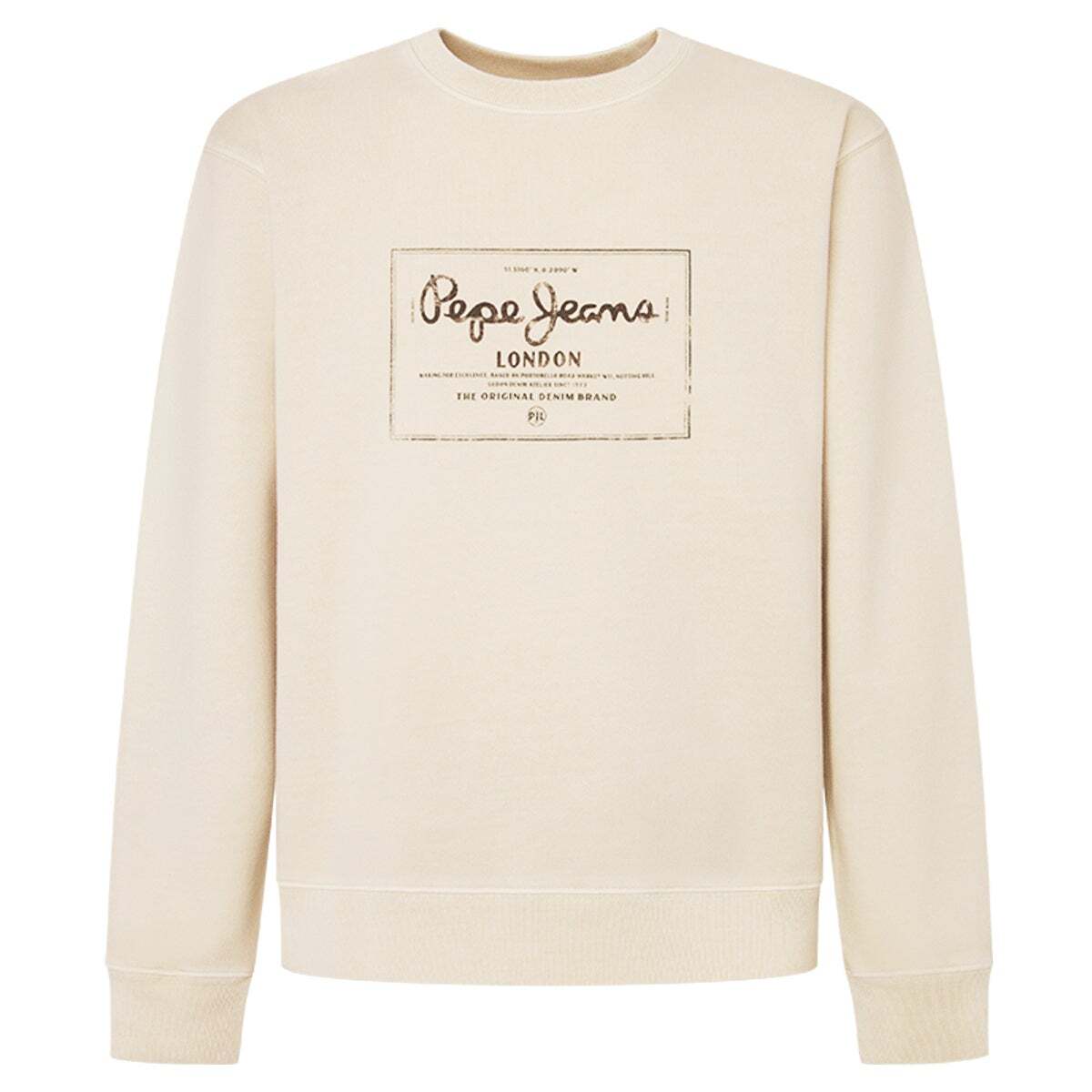 Sweat-Shirt Coupe Regular À Col Rond blanc cassé, PEPE JEANS