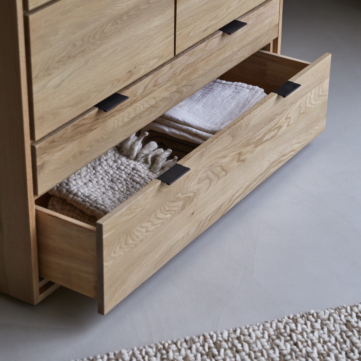 Commode en Chêne massif, SENSON naturel, TIKAMOON