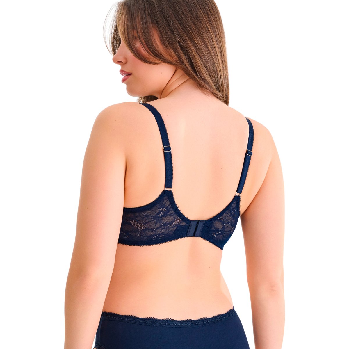 Soutien-gorge préformé EVELYN F à H bleu, LISCA