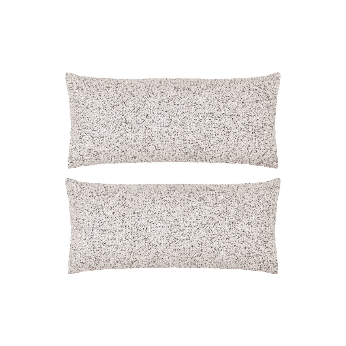 Coussin Yaro lot de 2 clay grey mélange, NOO.MA