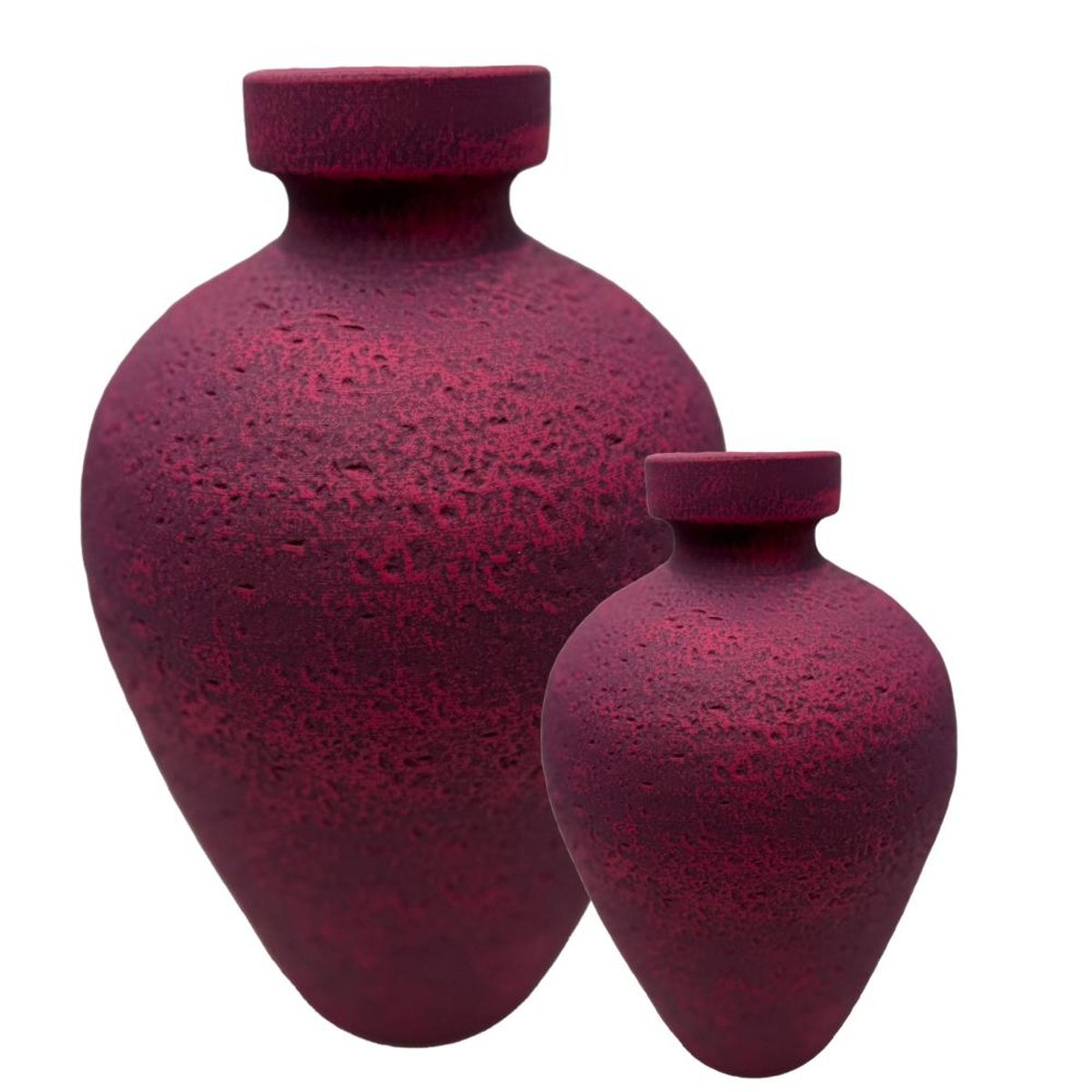 Vase Leiria H30 rouge, AMADEUS