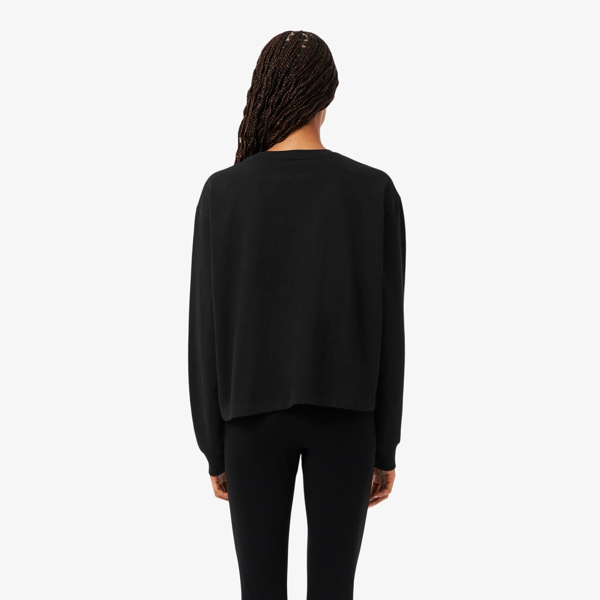 Sweatshirt d'intérieur molleton noir-258, LACOSTE
