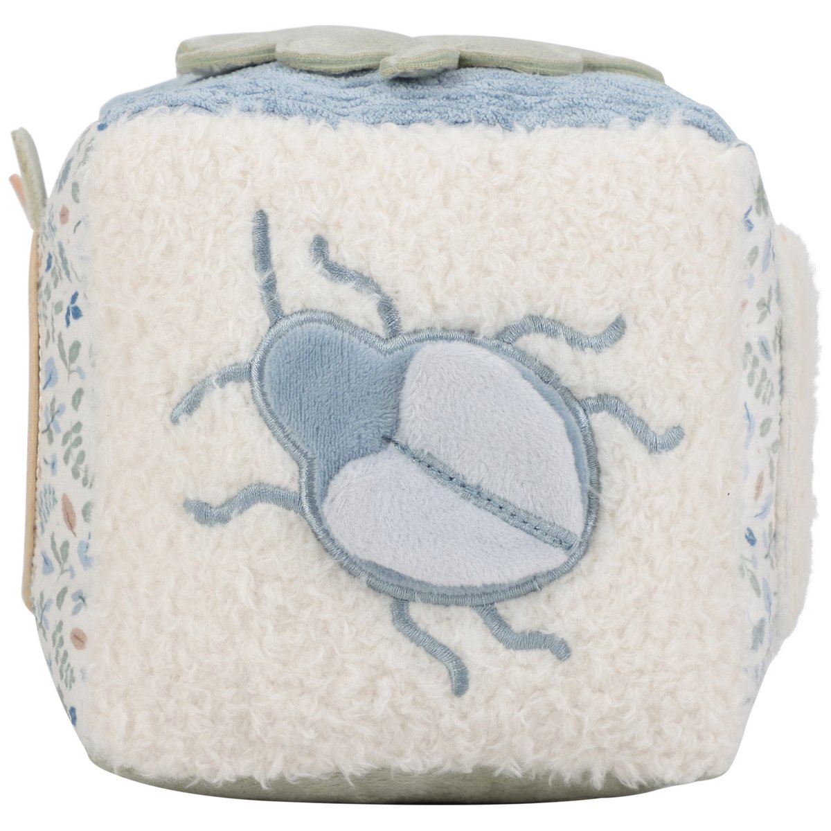 Cube d'activités bleu, gris, beige, LITTLE DUTCH