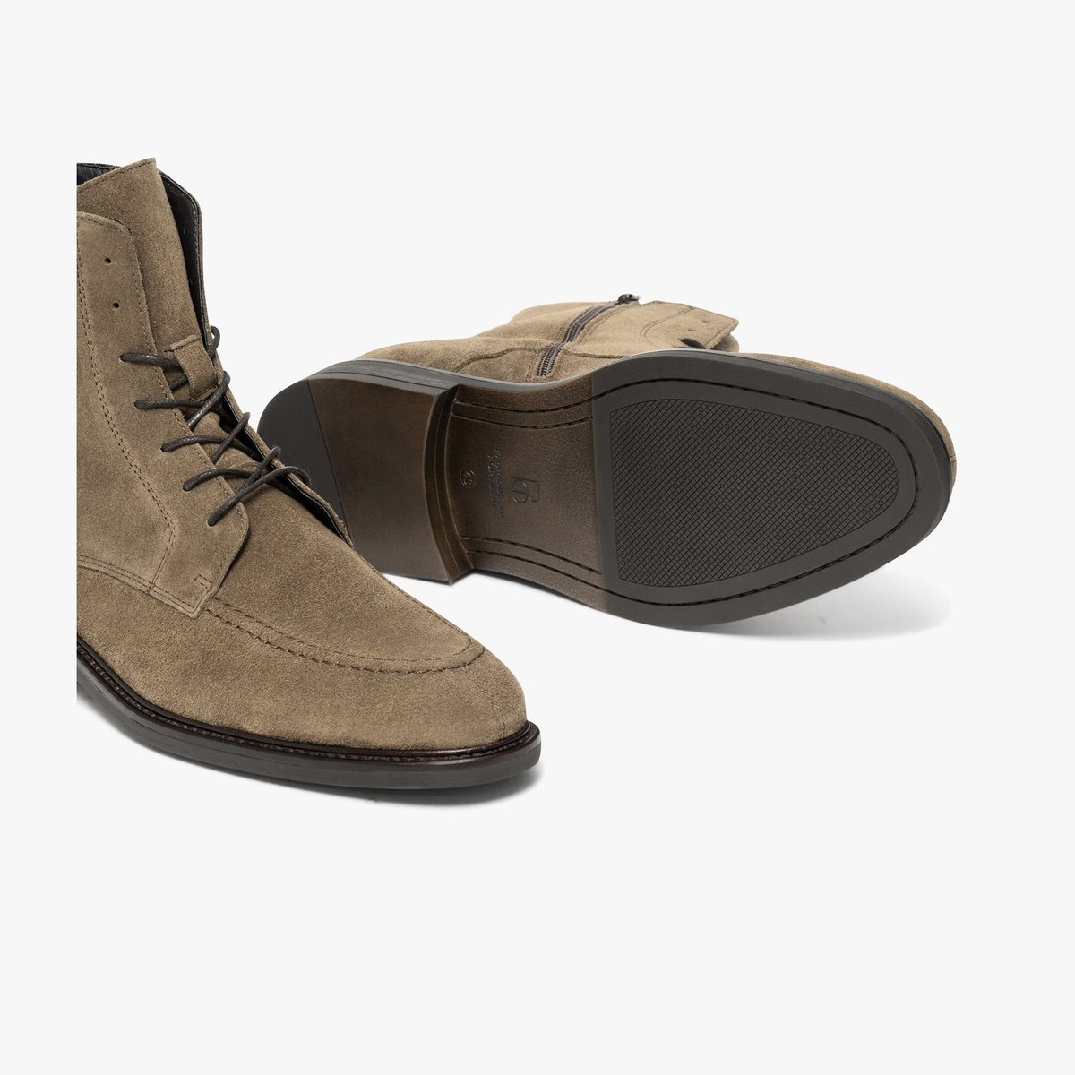 Boots en cuir MATIS jaune animal, BOCAGE