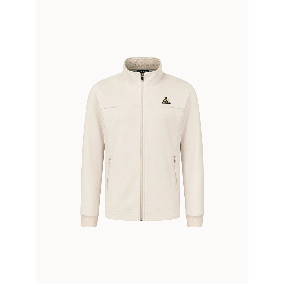 Veste zippée Coq d'Or en double face avec détails texturés Coq d'Or brown, LE COQ SPORTIF