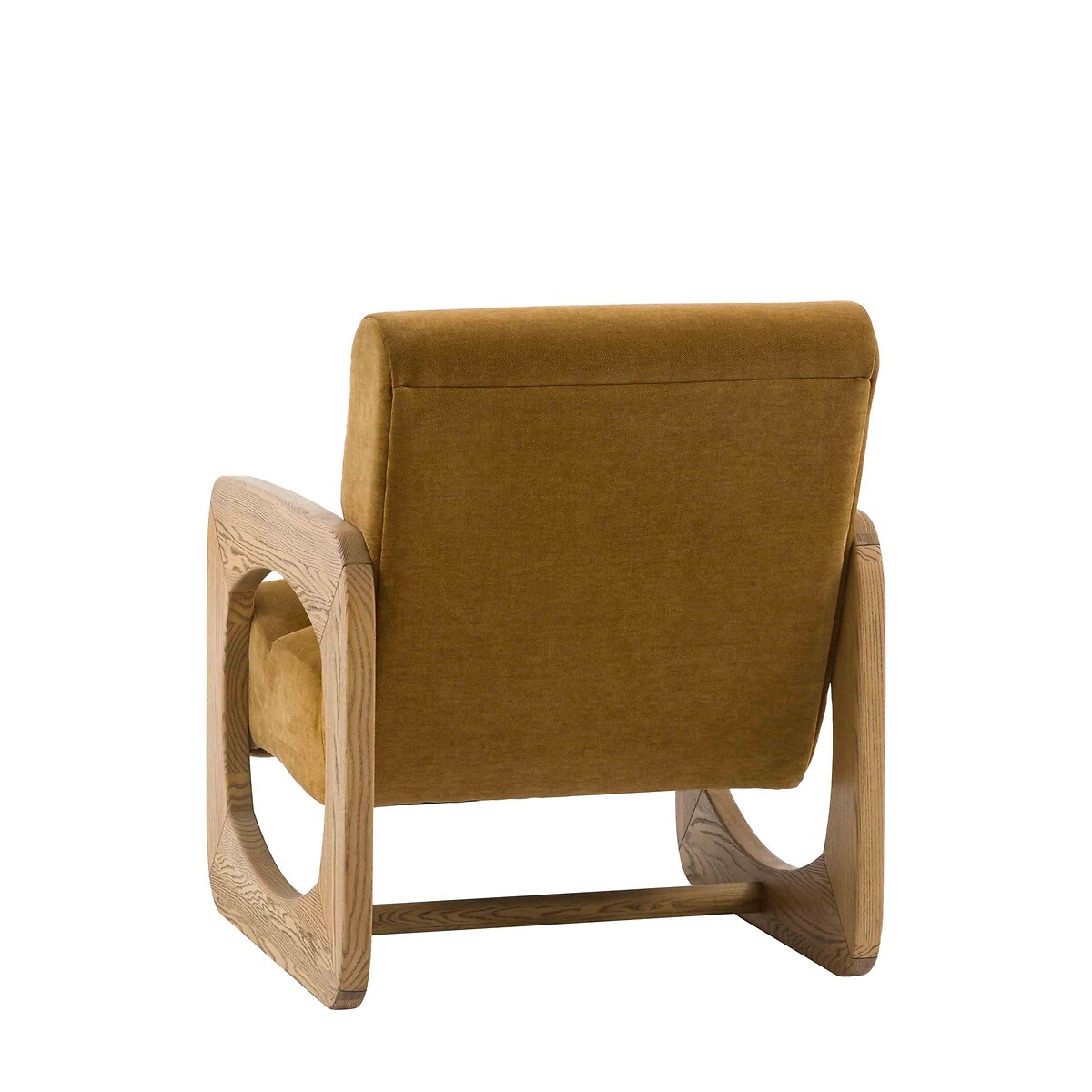 Marzo Velvet Chenille Sculptural Armchair golden, ÉDITÉ