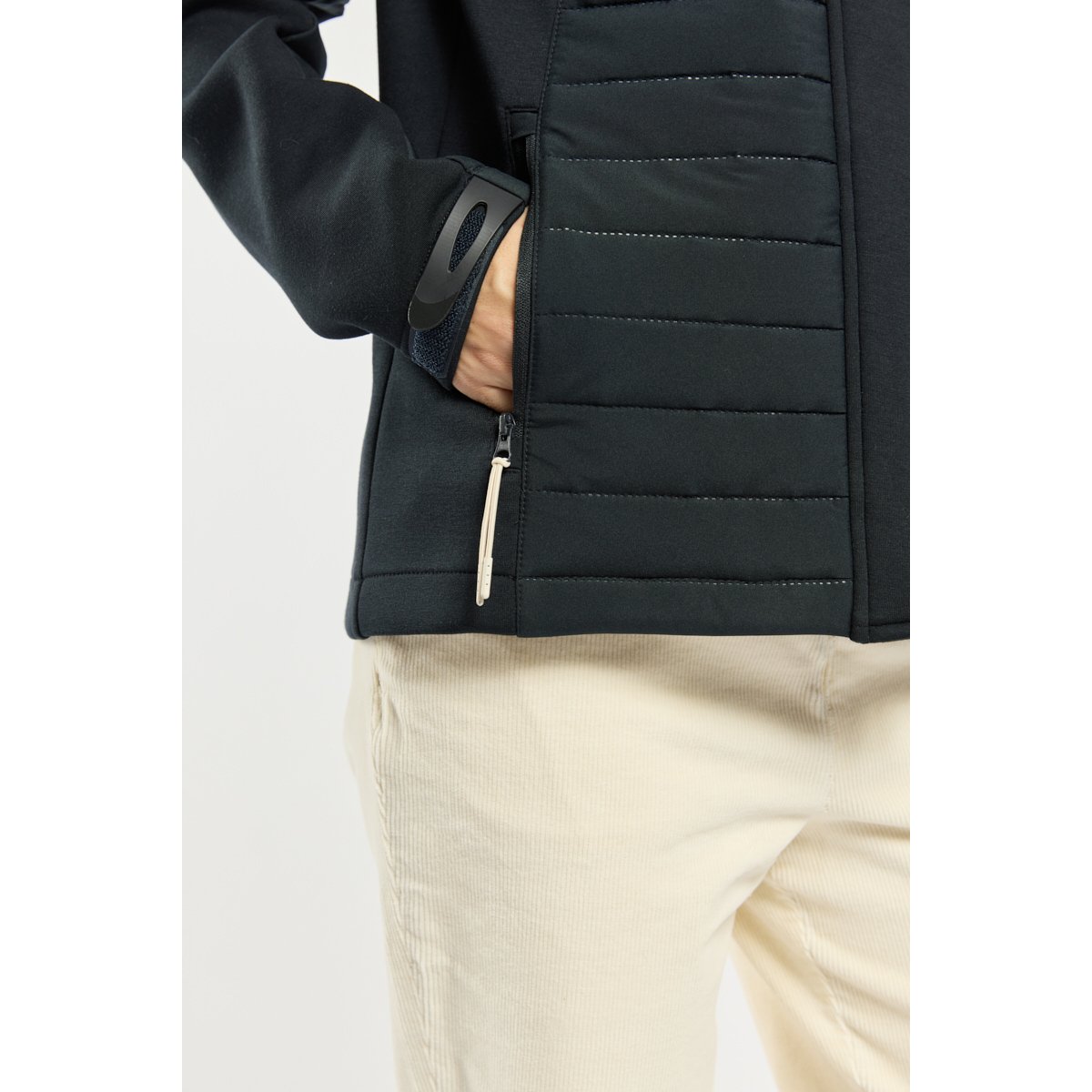 Veste bi-matière MERIDIANE navy, BERMUDES