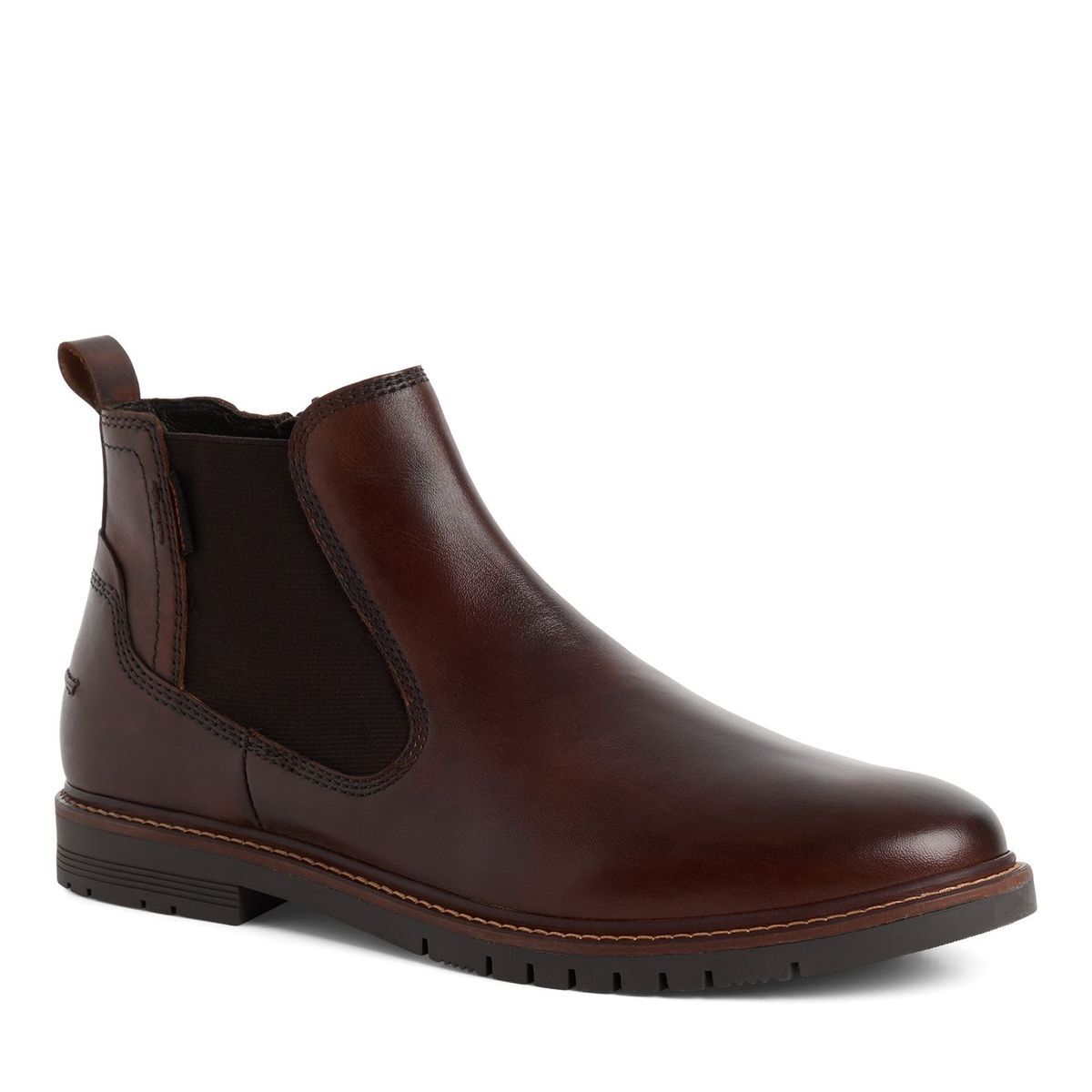 Bottine Chelsea homme marron taupe clair, MARCO TOZZI