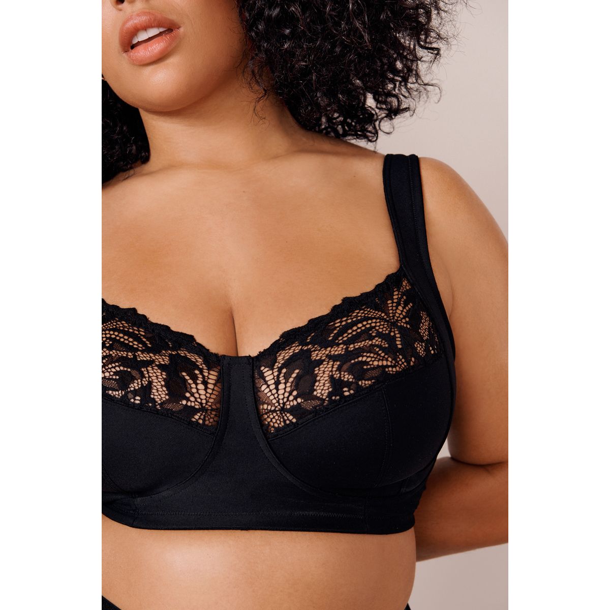 Soutien-gorge non rembourré noir, NEXT