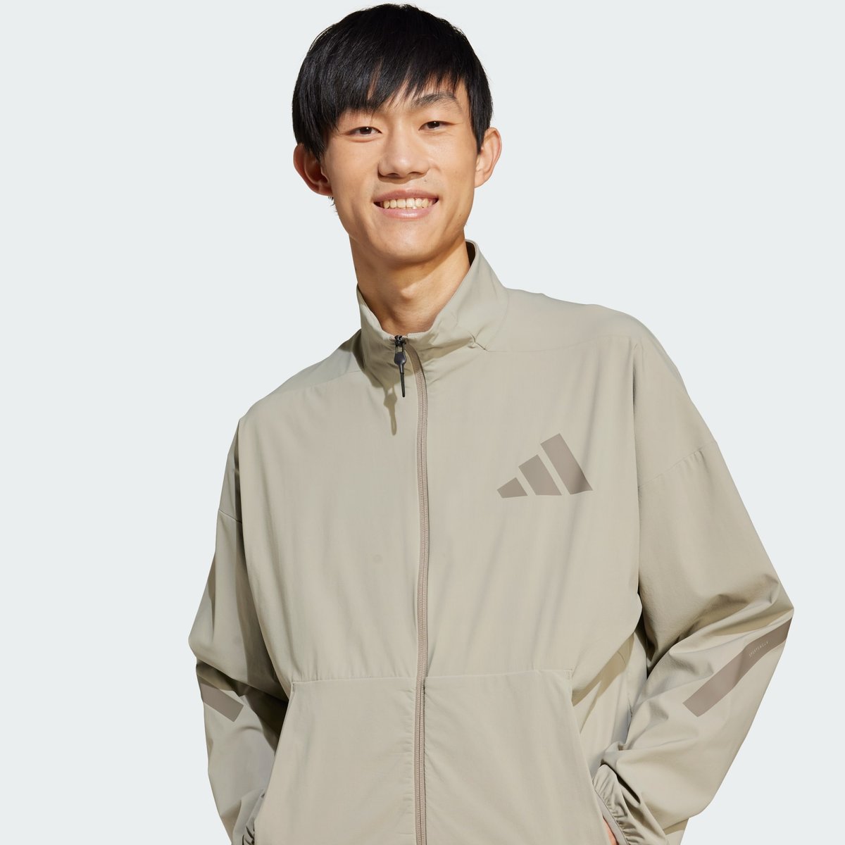 Track Top Toile Adidas Z.n.e. Track Top Toile Adidas Z.n.e. putty beige, ADIDAS SPORTSWEAR