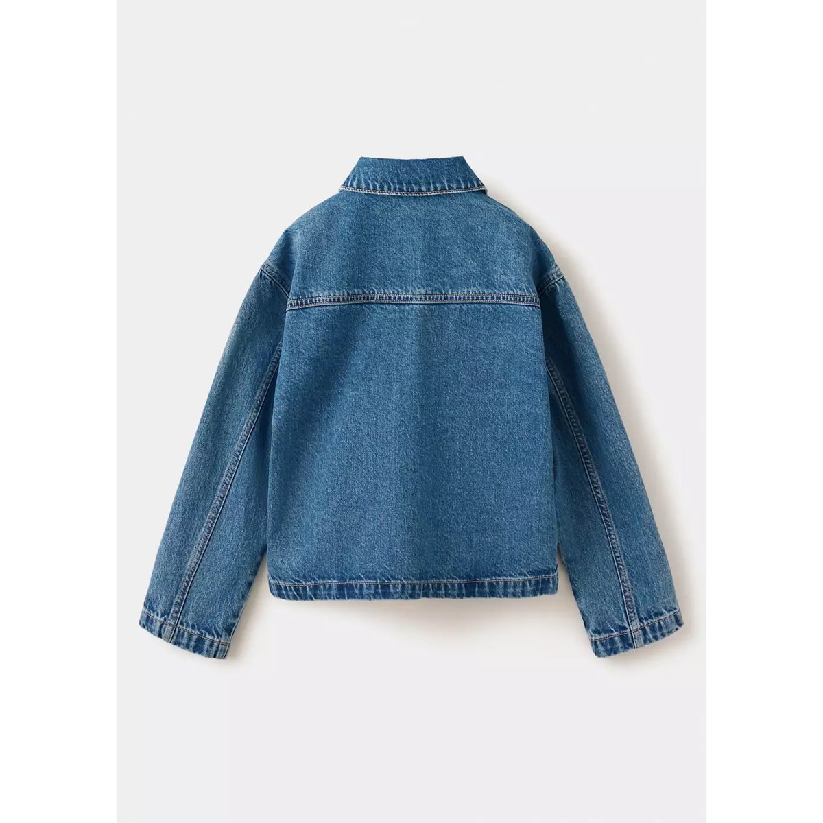 Blouson en jean clouté bleu foncé, MANGO KIDS