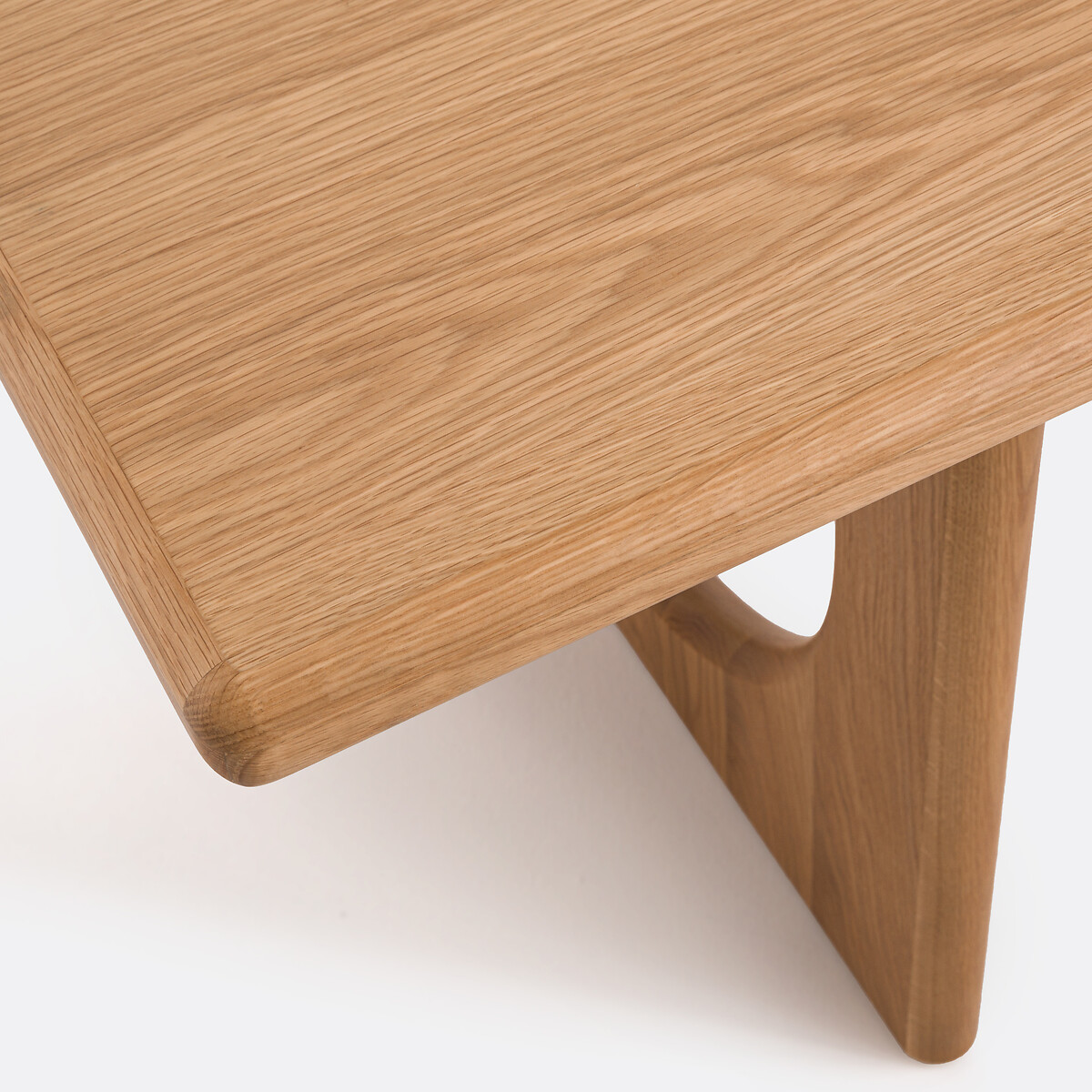Table à manger, en chêne et plaqué, 8 à 10 couverts, DOUVE chêne, LA REDOUTE INTERIEURS