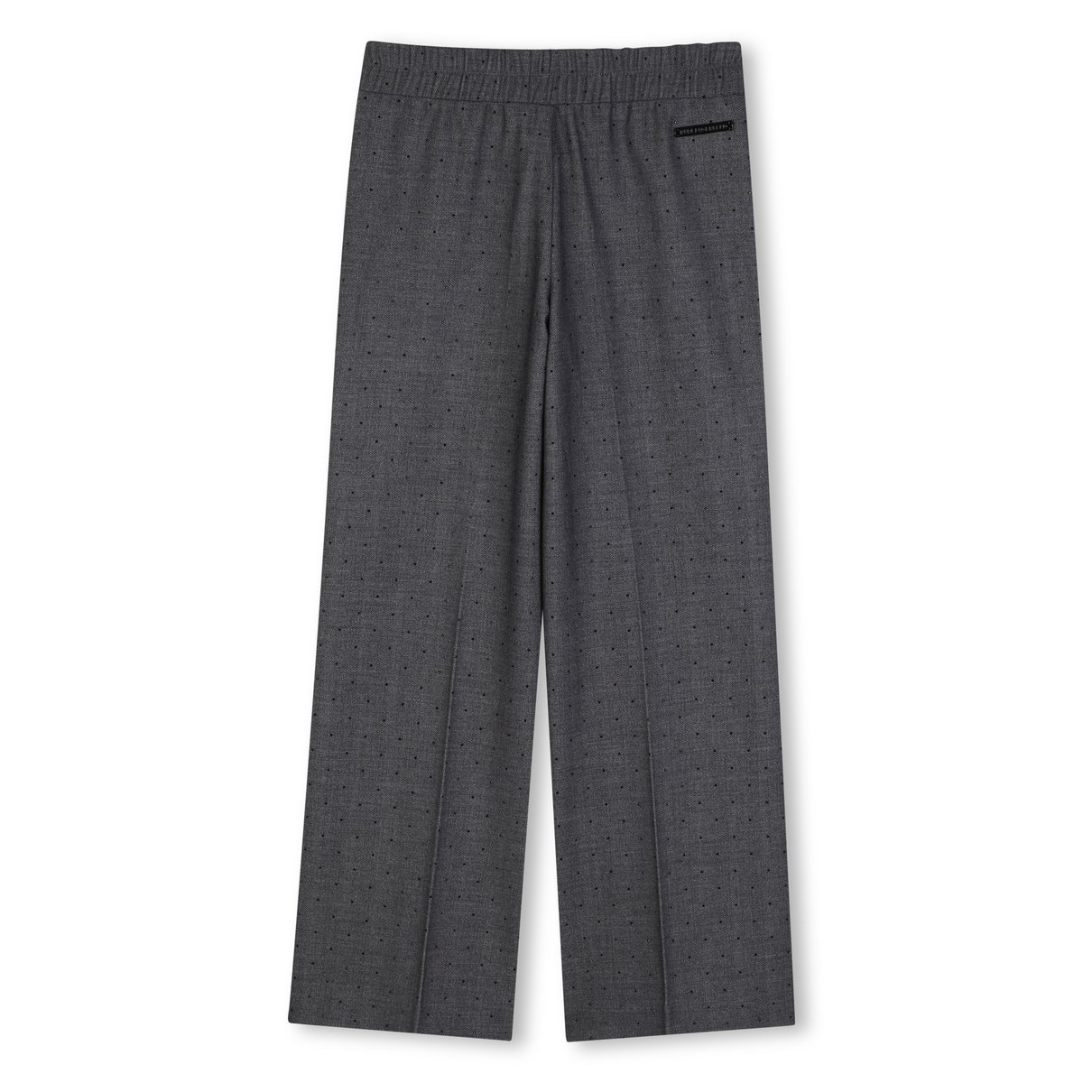 Pantalon en flanelle gris chine fonce, KARL LAGERFELD KIDS