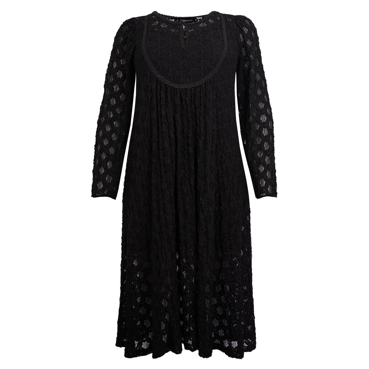 Robe avec manches longues noir, YOEK