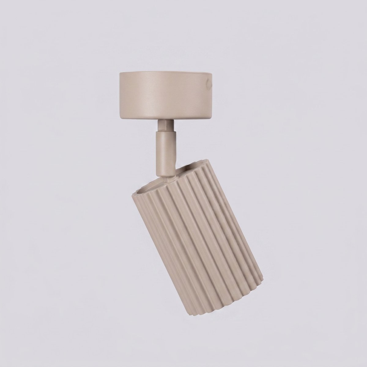 Plafonnier Aluminium Taupe GU10 1 KARBON taupe, EDEN