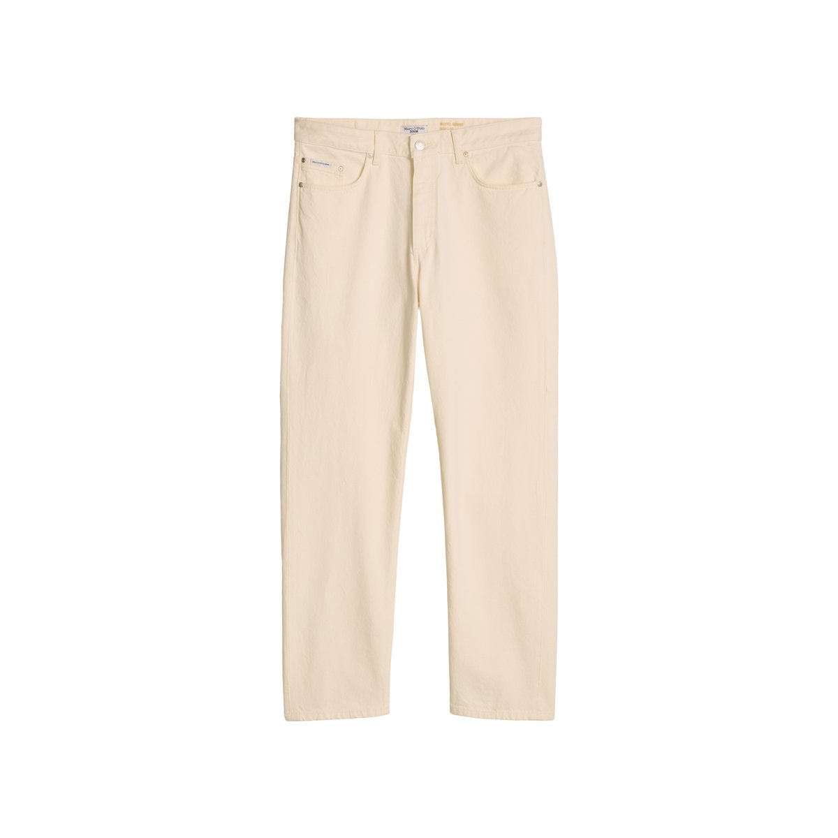 Jeans modèle Runne tapered en pur coton bio blanc, MARC O’POLO DENIM